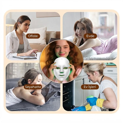 Led Yüz Terapi Maskesi